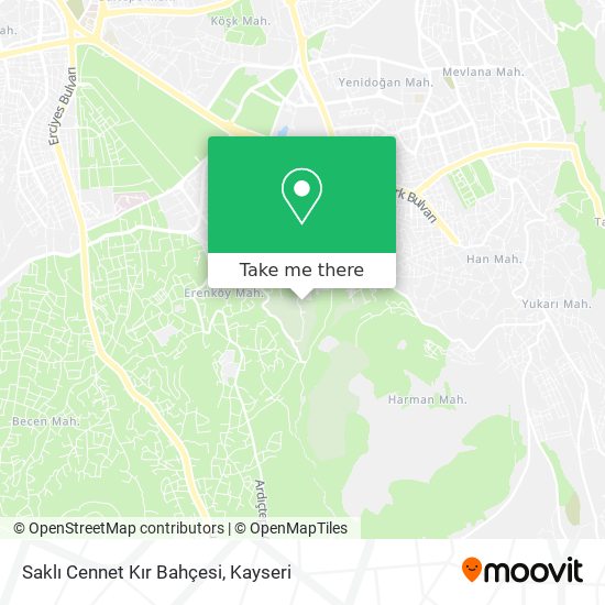 Saklı Cennet Kır Bahçesi map