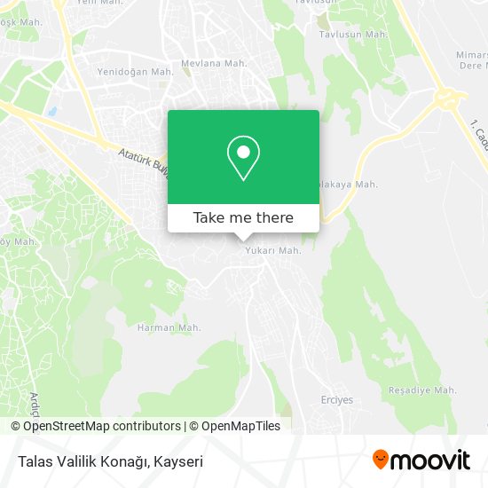 Talas Valilik Konağı map