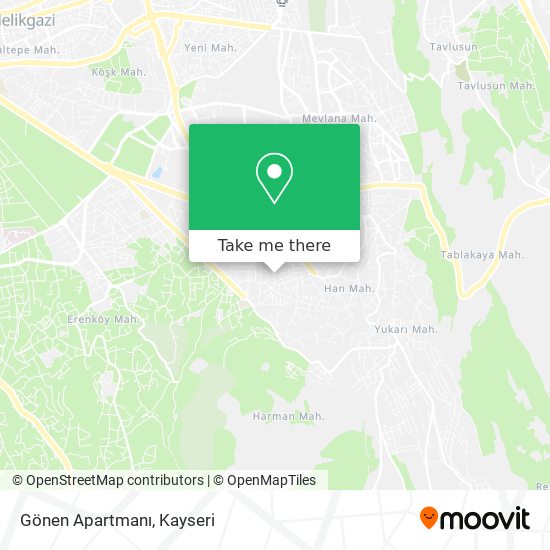 Gönen Apartmanı map