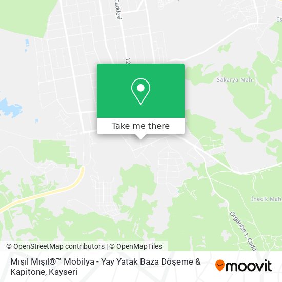 Mışıl Mışıl®™ Mobilya - Yay Yatak Baza Döşeme &  Kapitone map