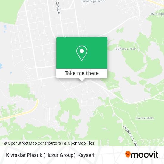 Kıvraklar Plastik (Huzur Group) map