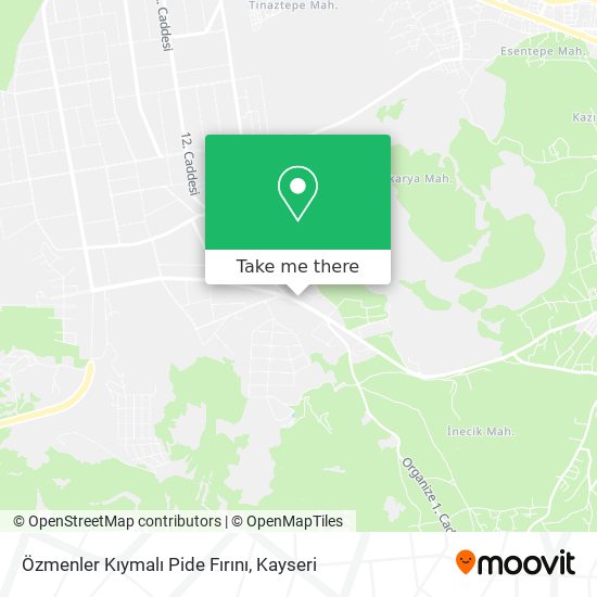 Özmenler Kıymalı Pide Fırını map