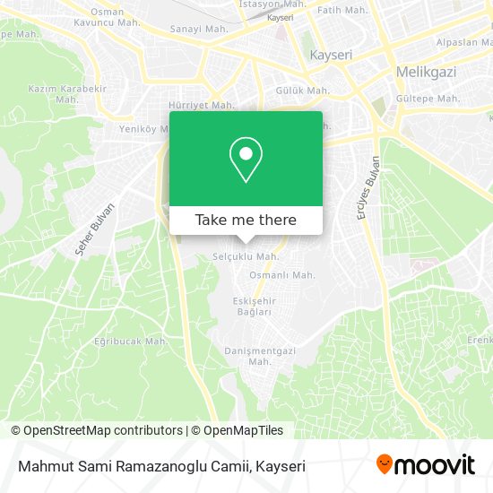 Mahmut Sami Ramazanoglu Camii map