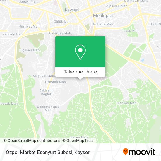 Özpol Market Esenyurt Subesi map
