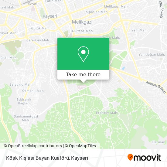 Köşk Kışlası Bayan Kuaförü map