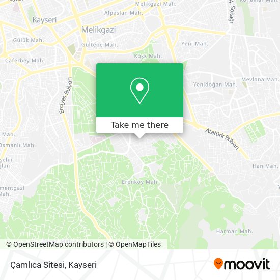 Çamlıca Sitesi map