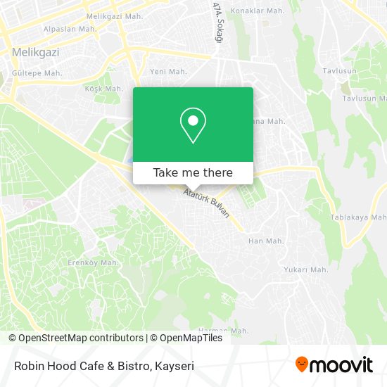 Robin Hood Cafe & Bistro map