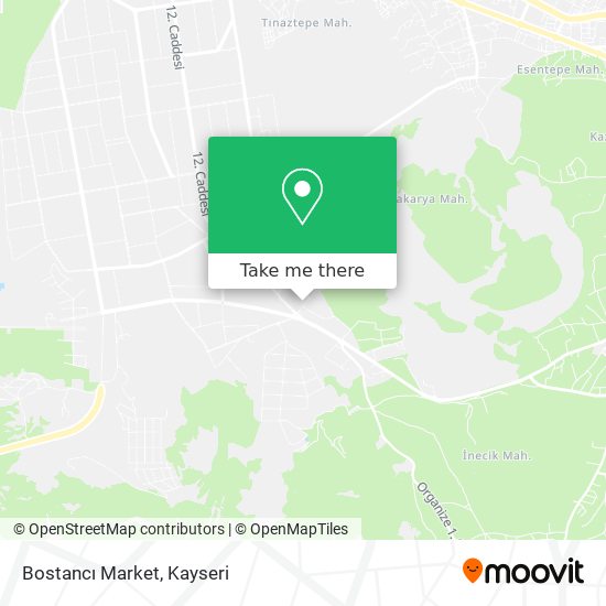 Bostancı Market map