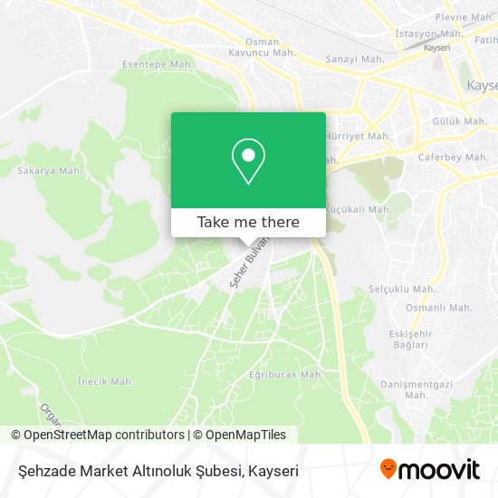 Şehzade Market Altınoluk Şubesi map
