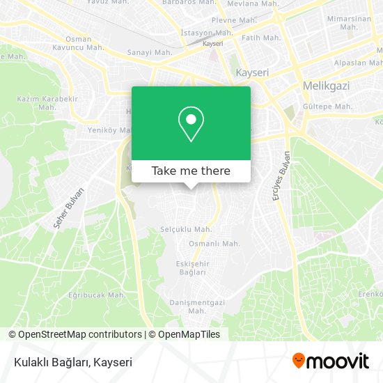 Kulaklı Bağları map