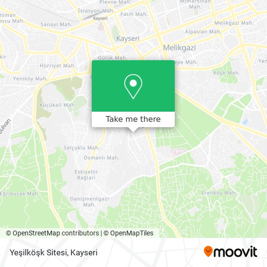 Yeşilköşk Sitesi map