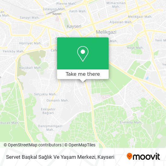 Servet Başkal Sağlık Ve Yaşam Merkezi map