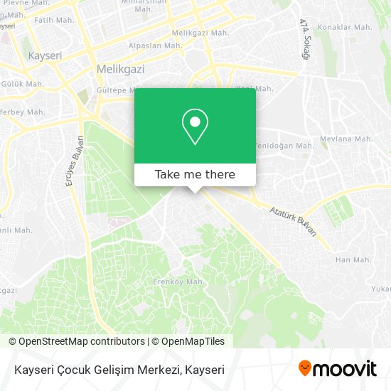 Kayseri Çocuk Gelişim Merkezi map