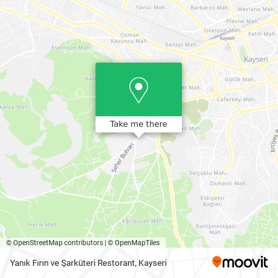 Yanık Fırın ve Şarküteri Restorant map
