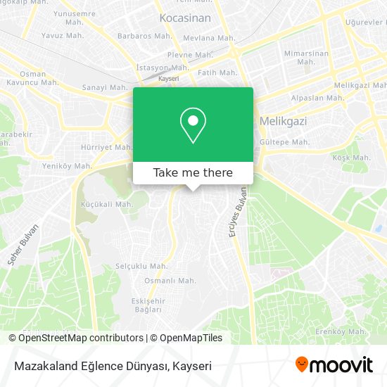 Mazakaland Eğlence Dünyası map