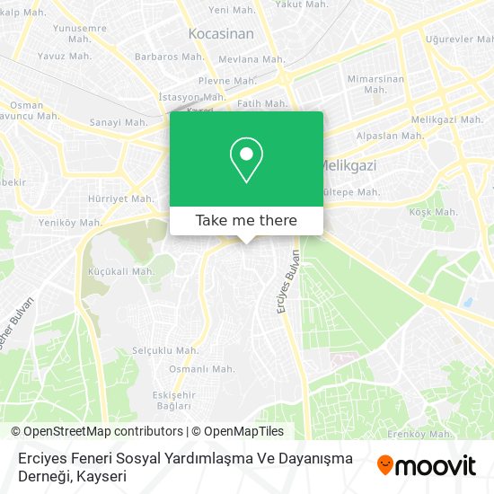 Erciyes Feneri Sosyal Yardımlaşma Ve Dayanışma Derneği map