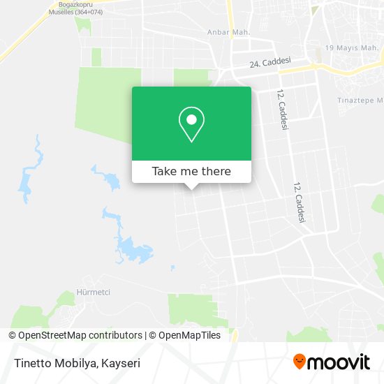 Tinetto Mobilya map