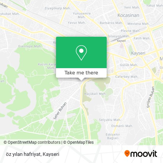 öz yılan hafriyat map