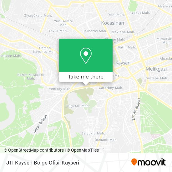 JTI Kayseri Bölge Ofisi map