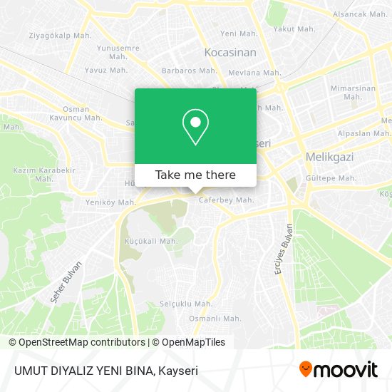 UMUT DIYALIZ YENI BINA map