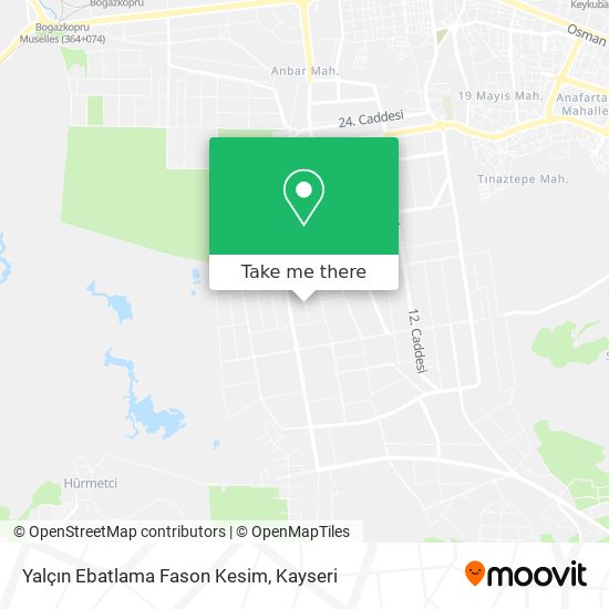 Yalçın Ebatlama Fason Kesim map