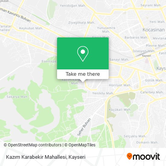 Kazım Karabekir Mahallesi map
