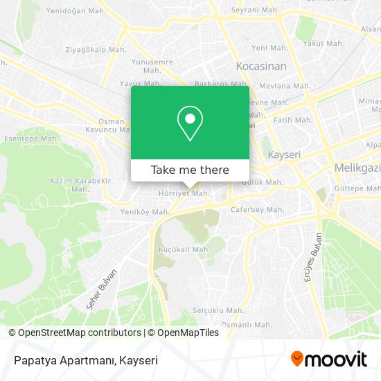 Papatya Apartmanı map