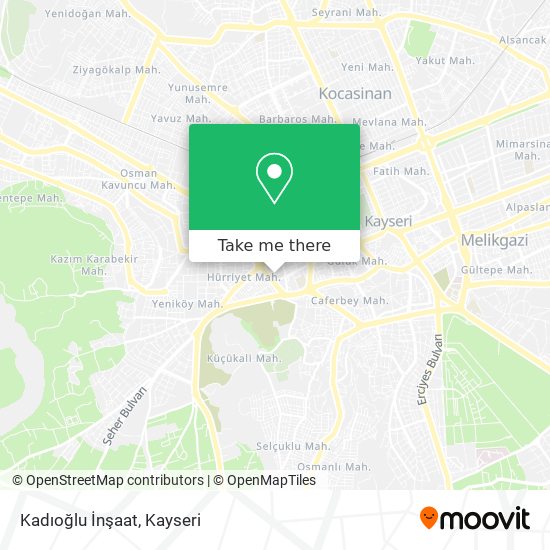 Kadıoğlu  İnşaat map