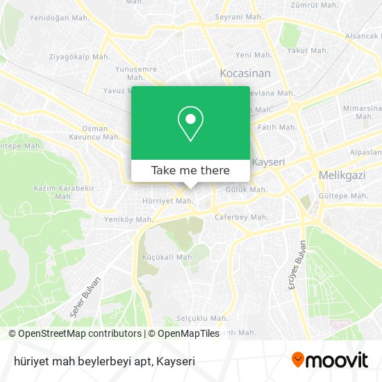 hüriyet mah beylerbeyi apt map