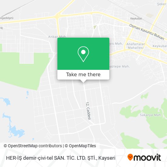HER-İŞ demir-çivi-tel SAN. TİC. LTD. ŞTİ. map
