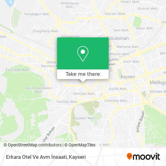 Erkara Otel Ve Avm İnsaati map