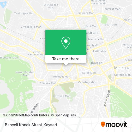 Bahçeli Konak Sİtesi map