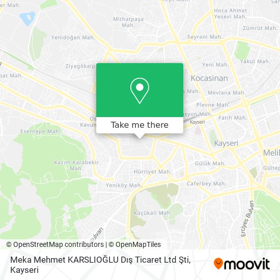 Meka Mehmet KARSLIOĞLU Dış Ticaret Ltd Şti map