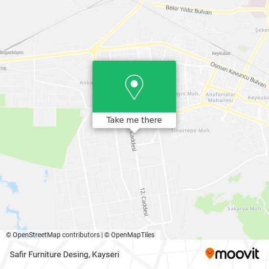 Safir Furniture Desing map