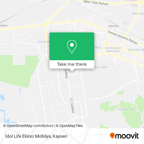 İdol Life Ekinci Mobilya map