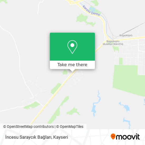 İncesu Saraycık Bağları map