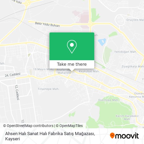 Ahsen Halı Sanat Halı Fabrika Satış Mağazası map