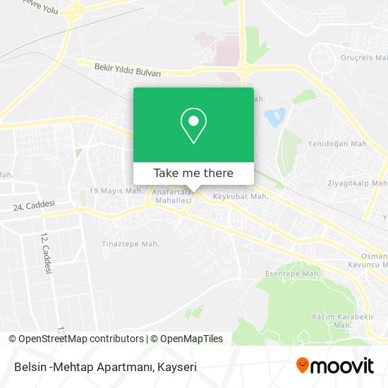 Belsin -Mehtap Apartmanı map