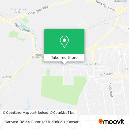 Serbest Bölge Gümrük Müdürlüğü map