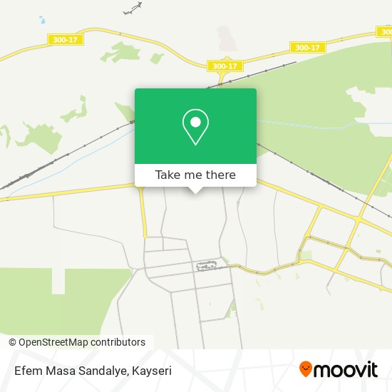 how to get to efem masa sandalye in hacilar by bus