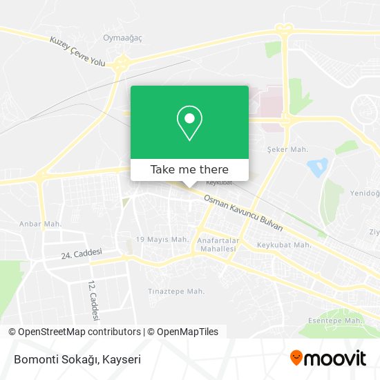 Bomonti Sokağı map