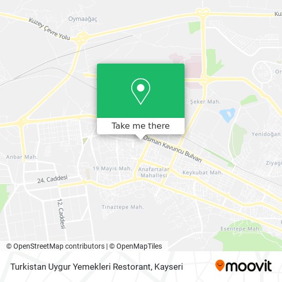 Turkistan Uygur Yemekleri Restorant map