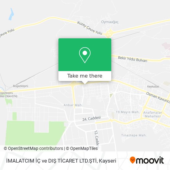 İMALATCIM İÇ ve DIŞ TİCARET LTD.ŞTİ map