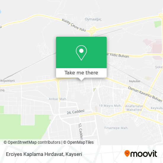 Erciyes Kaplama Hırdavat map