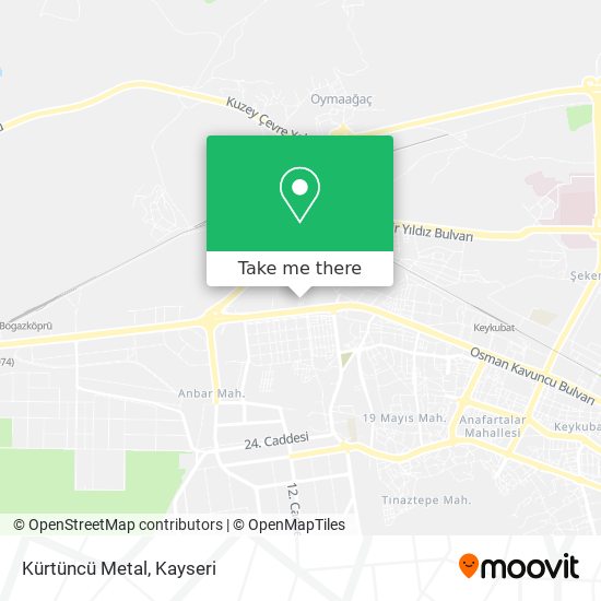 Kürtüncü Metal map