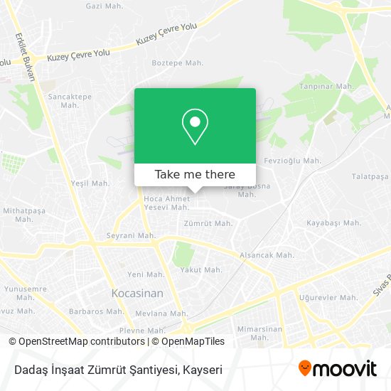Dadaş İnşaat Zümrüt Şantiyesi map