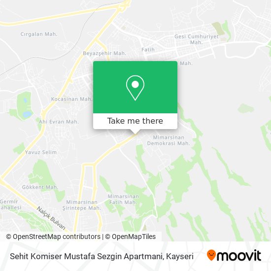 Sehit Komiser Mustafa Sezgin Apartmani map
