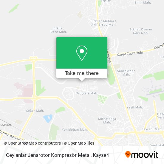 Ceylanlar Jenarotor Kompresör Metal map