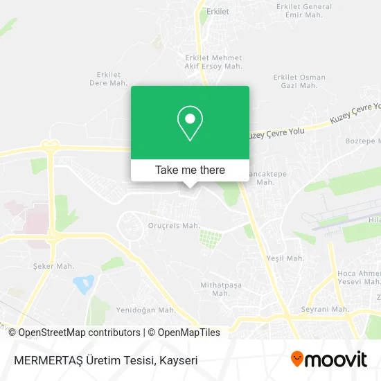 MERMERTAŞ Üretim Tesisi map