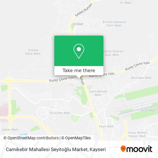 Camikebir Mahallesi Seyitoğlu Market map